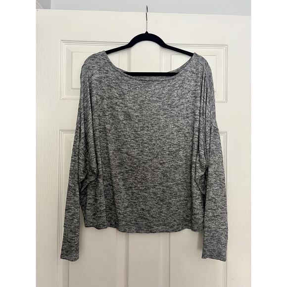 Women’s Gray Dolman Sweater Cabana By Crown & Ivy Size Small - Picture 2 of 6